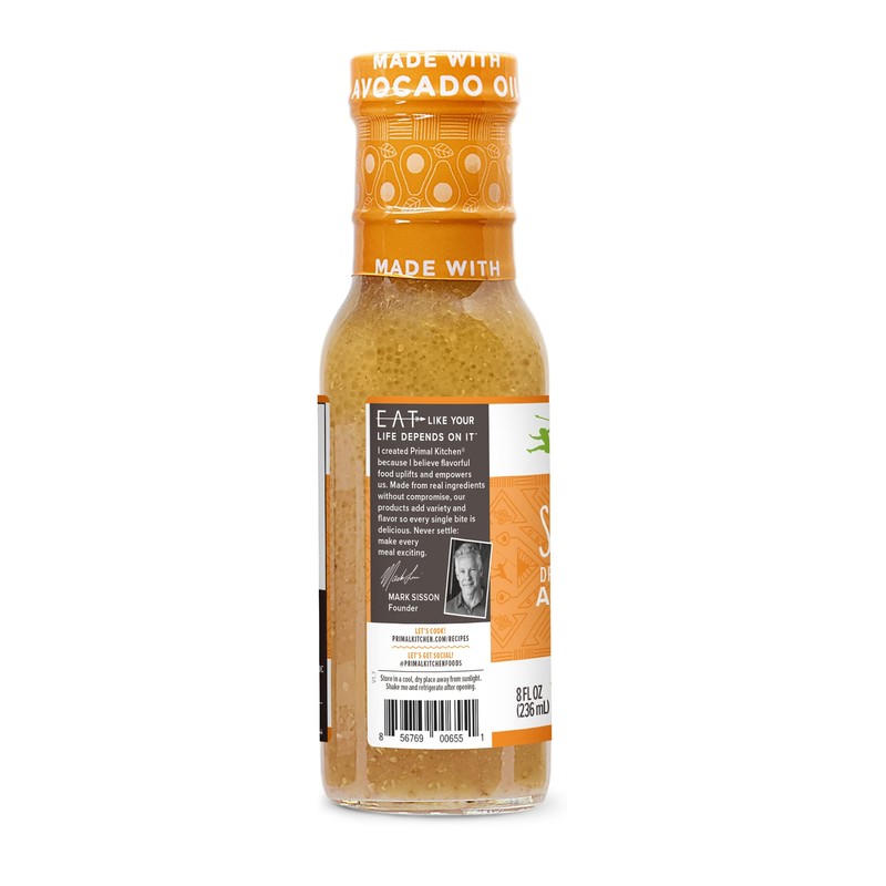 Primal Kitchen Sesame Ginger Vinaigrette & Marinade Salad Dressing made