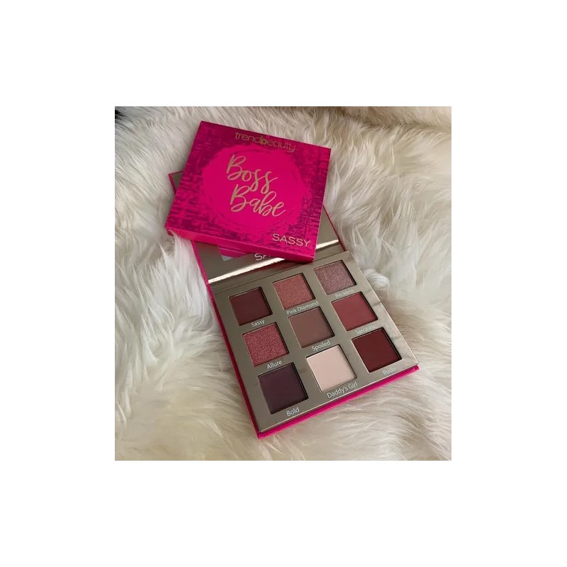Paleta Sombras Trend Beauty Boss Babe Glam Diva Sassy 9