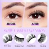 Mink Lashes False Eyelashes Natural Wispy Lashes D Curl Soft