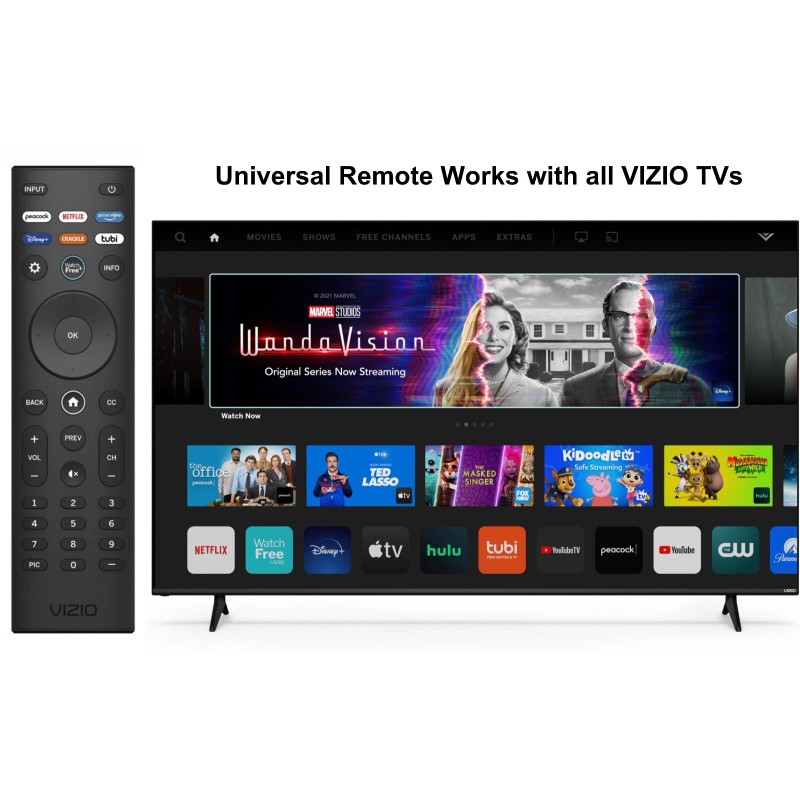 Vizio XRT140 Remote Control for ALL VIZIO SmartCast TV Universal