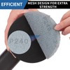 PMIQSA 50 Pcs 125mm Sanding Discs, Hook and Loop Mesh
