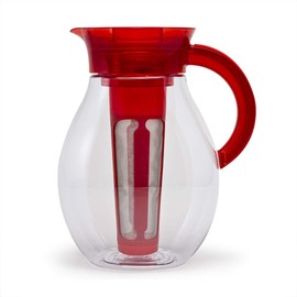 Primula - PTBRE-3710 Primula The Big Iced Tea Maker - 1 Gallon Beverage Pitcher, Red