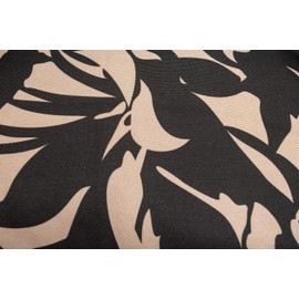 Arie (a-rie) Throw Pillow case Cushion Cover Black 45 X/45 cm 入ri乱reru Leaf Pattern A Fashion Lamb