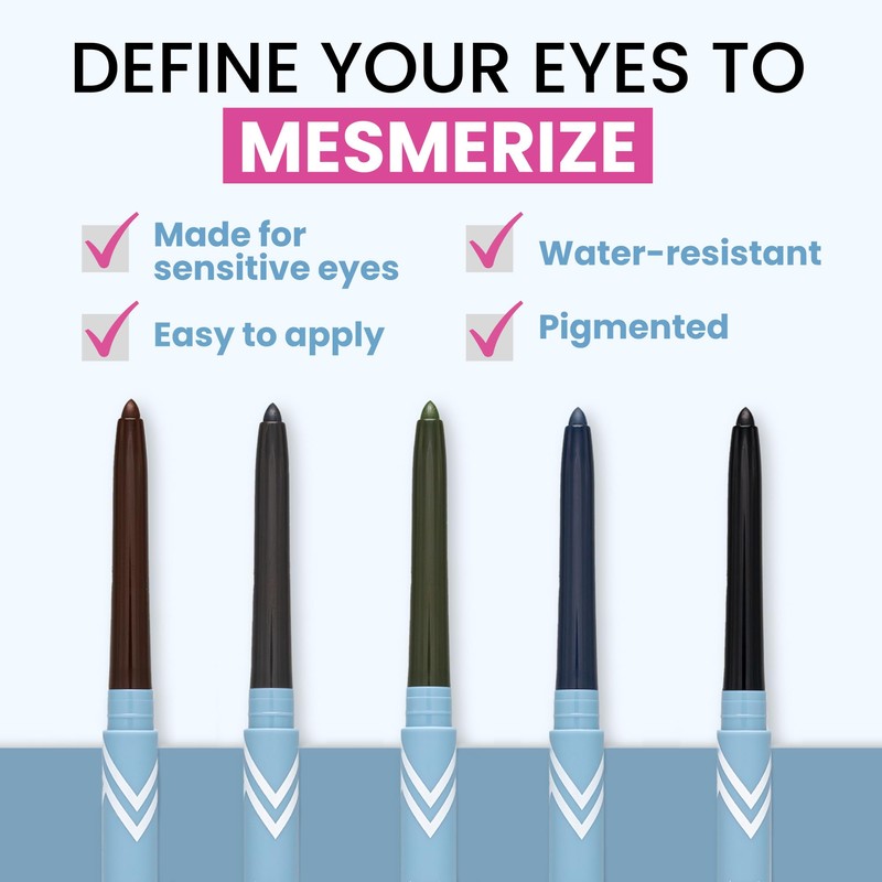 PRIME PROMETICS PrimeEyes Glide Eyeliner for Mature Women – Water-Resistant,