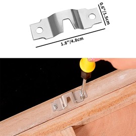 Sawtooth Picture Hangers Heavy Duty Single-Notch Precision Picture Hangers with Screws Picture Hanging Solutions for Hanging Clock Paintings Artwork Picture Frame Hook Photos(Sawtooth Picture Hangers)