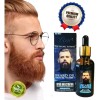 Suero Crecimiento Barba Estimula Barba Fuerte Y Uniforme Perfumada