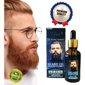 Suero Crecimiento Barba Estimula Barba Fuerte Y Uniforme Perfumada