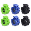 6 PCS Barbell Clips, 1 Inch/2.5CM Weight Clips Barbell Clamps