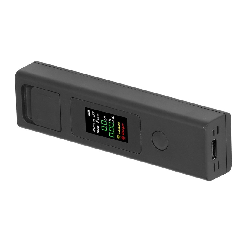 Breathalyzer Small Portable Smart Quick Response Blowing LCD HD Three