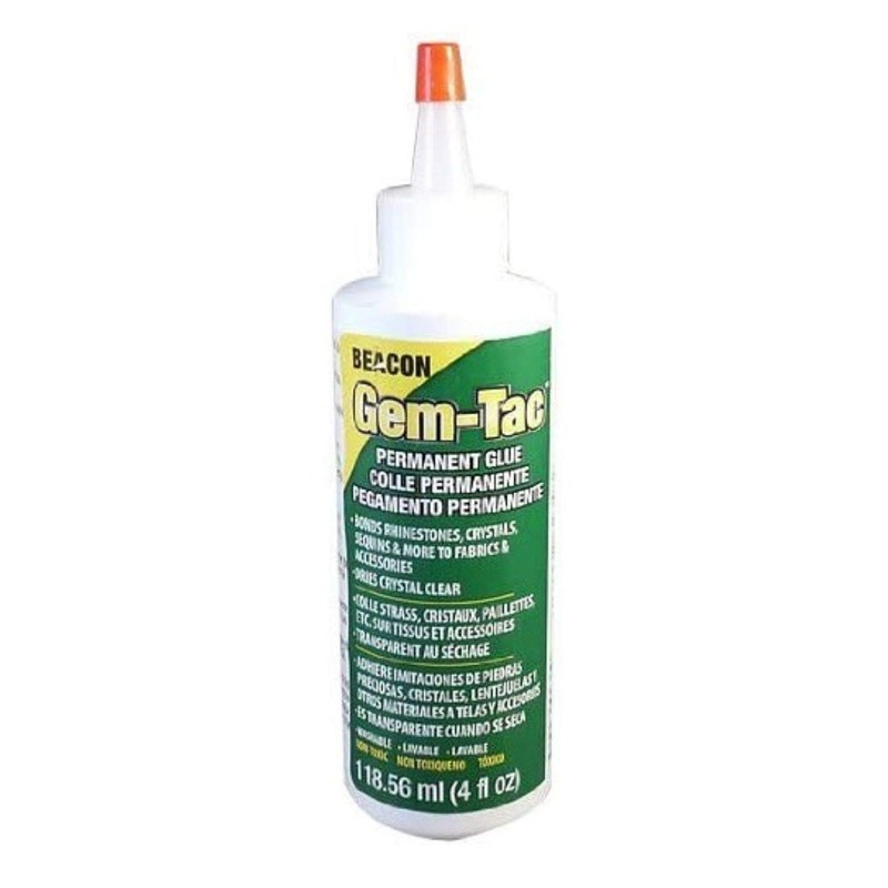 Beacon Gem-Tac Permanent Adhesive, 4-Ounce - 2 Pack