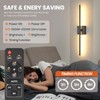 Battery Operated Wall Sconces with Remote Control, 11000mAh LED Wireless