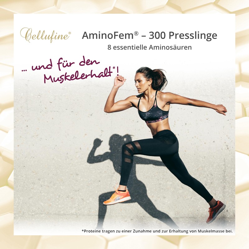 Cellufine® AminoFem® 300 Vegan Pellets with 8 Essential Amino Acids
