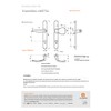 Bricard 7788921 Set of Handles on Emetal Plate, Crutch and