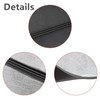 AOUTTUOA 2pcs Door Panel Armrest Replacement Cover Black Leather Compatible