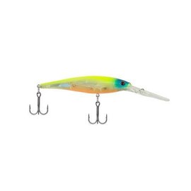 Berkley Flicker Minnow Fishing Lure, Flashy Pearl, 1/3 oz, 3 1/2in | 9cm Crankbaits, Realistic Minnow Profile, Sharp Dive Curve Gets to Fish Quickly, Equipped with Fusion19 Hook