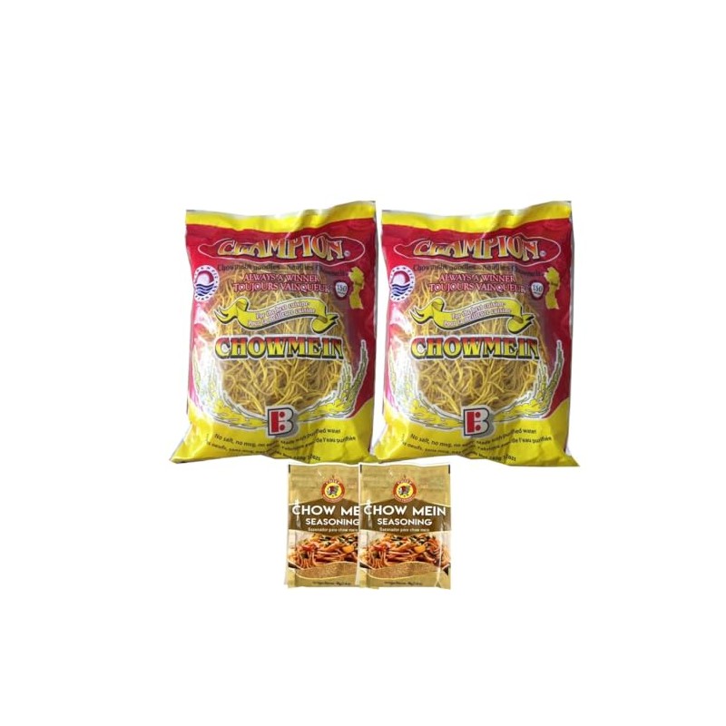 Generic Champion Chow Mein 12oz 2-Packs with Chief's Chowmein Seasoning