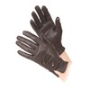 Shires Aubrion Ladies Leather Horse Riding Gloves in Brown Medium,