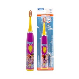 Cepillo para Polvo de Dientes eléctrico Blippi Brush Buddies para niños, Cepillo para Polvo de Dientes sónico con Pilas, cerdas Suaves, Cepillo para Polvo de Dientes para niños y niñas, Cuidado bucal