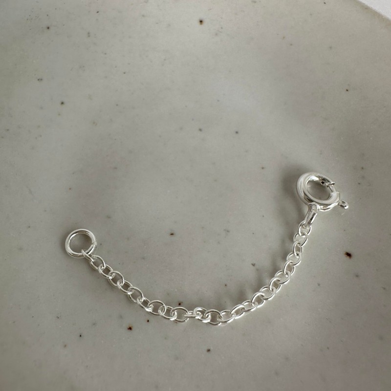 jewellerybox 2 Inch Sterling Silver Trace Chain Extender