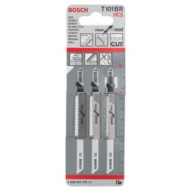 Bosch 2608633779 Jigsaw Blade T101 Br 3 Pcs