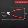 LEONTOOL Snap Ring Pliers for Axles, Straight Long, Nail Tip