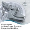 Polyester Cloth Napkins - Washable Soft Table Linens - Durable