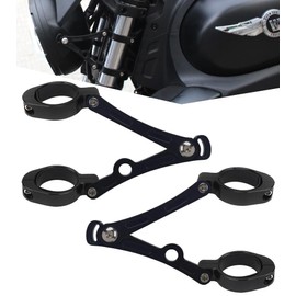 PKEDUO Motorcycle Headlight, White/Red Smoked X DRL 7inch Round Headlight with Housing Bucket Compatible with Buell Blast Cafe Racer CB400 SV650 Vulcan