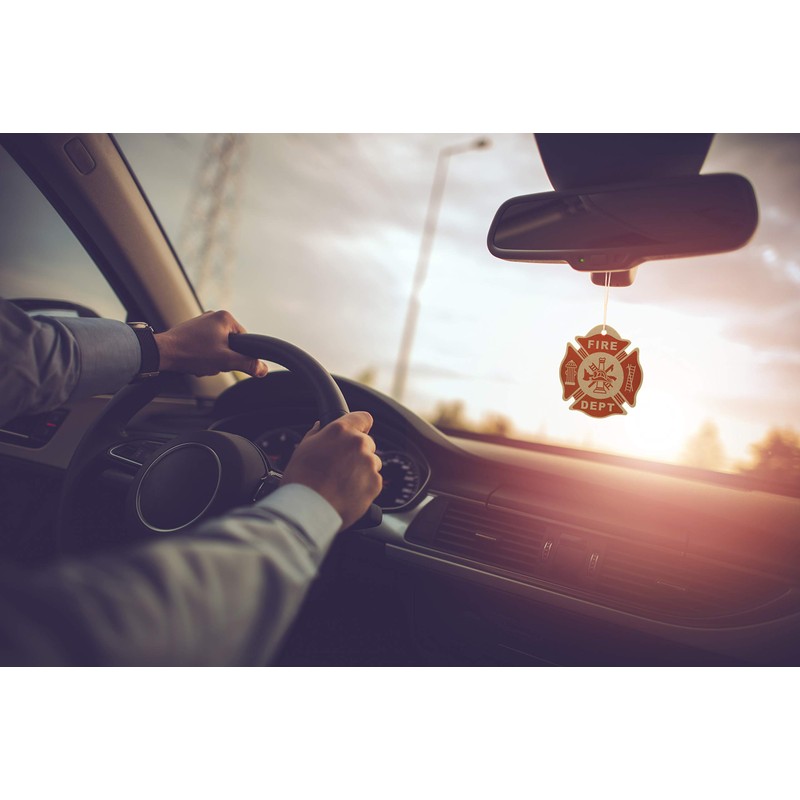 Firefighter Air Freshener, New Car Scent, 12-Pack