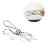 BONYCUST Stainless Steel Clothes Laundry Pegs, 50 Pcs Clothes Pegs