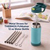 Metal Straws for Thermos Funtainer 12 oz Water Bottle, Stainless