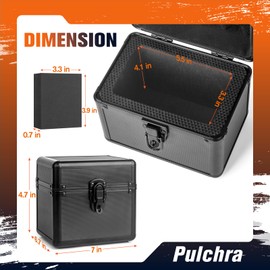 Pulchra Graded Card Storage Box, Top Loaders Case, Sports Trading Boxes, Slab PSA MTG CSG BGS SGC Magnetic Holder, Waterproof Carrying Collector Storage