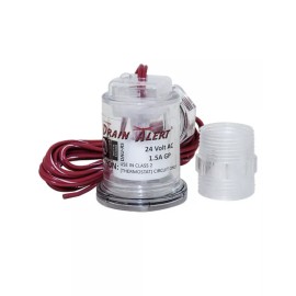 Drain Alert Universal Screw-On Condensate Float Switch by Drain-Alert, 24 Volt A/C 1.5A GP