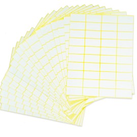 1800PCS Sticky Labels,Labels Stickers,38x19mm Matte White Labels Stickers Small Sticky Labels Name Labels for File Folders, Envelopes