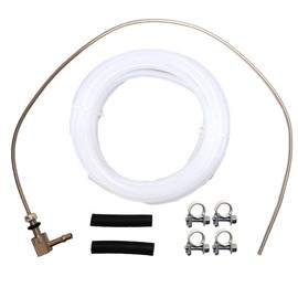 CYDZSW Diesel Heater Fuel Tank Pickup Tube and Fuel Line Kit for Espar Eberspacher Webasto Heaters,47.5cm/18.7inch Long Stand Pipe,4m/13.12ft Fuel Line,Parking Heater Parts Accessories