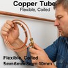 Copper Tube Pipe Coiled Flexible Microbore for Water/Gas/Plumbing & DIY