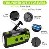 Emergency Power Solution: Portable Hand Crank Solar Audio Radio -