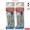 NATARAJ - 10 Gelix Gel BLACK Pens 0.7mm Fine Tip