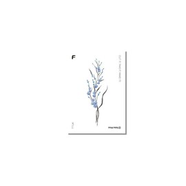 Blue Radio Tattoo Sticker / Blue Radio 타투스티커