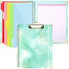 SFLHHDM Spiral Clipboard Folio, Binder A4 Bifold Refill Notepad, Cute