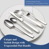 20 Piece Silverware Set for 4, EIUBUIE Premium Stainless Steel