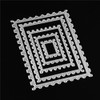 DECORA Rectangle Metal Cutting Dies Stencil DIY Scrapbook Album Paper