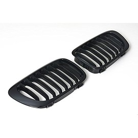 Radiator Sport Front Ribbed Grill Black Gloss Registration Free Set