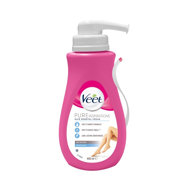 Veet Hair Removal Cream Sensitive Skin with Aloe Vera & Vitamin E (400ml)