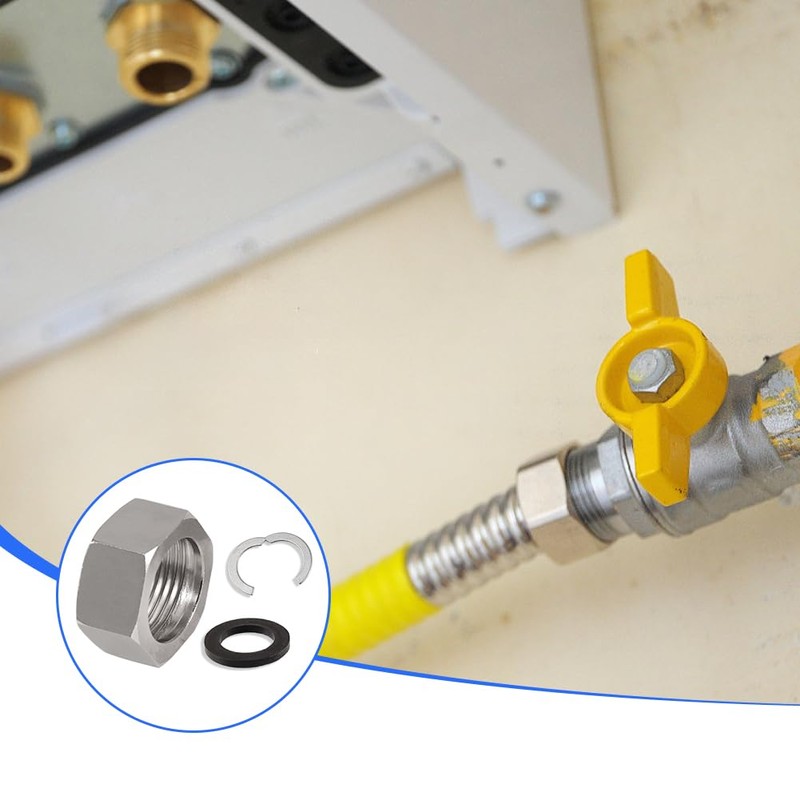 4-Piece Connection Set DN20-1 Inch for Stainless Steel Corrugated Pipe