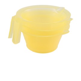 FOMIYES Hair Tint Cup Kit 3pcs Hair Dye Bowl with Handle Easy to Use for Hair Coloring for Home Salon