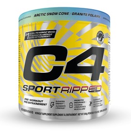 Cellucor C4 Ripped Sport Pre Workout Powder Arctic Snow Cone, Informed-Choice Certified, Preworkout Energy Supplement for Men & Women, 246 g (Pack of 1)
