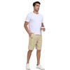 IWOLLENCE Shorts for Men UK with Zip Pockets and Elasticated