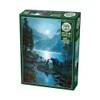 Cobble Hill 1000 Piece Puzzle - Bear Night - Sample