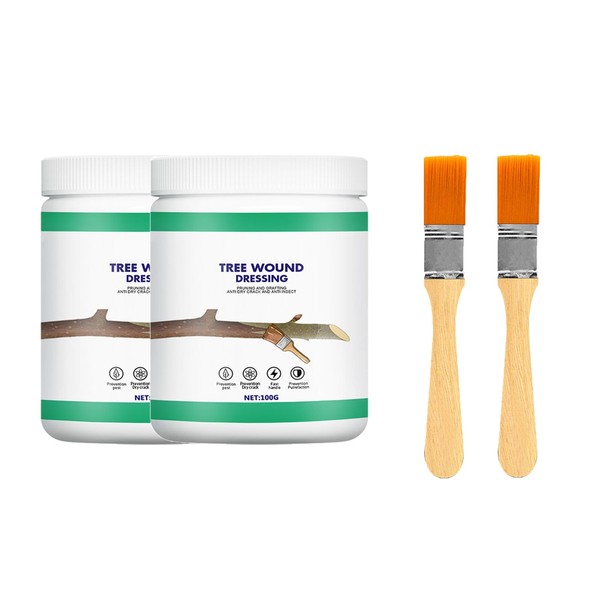 Tree Wound Pruning Sealer, Tree Wound Dressing with Brush, Tree