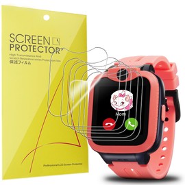 Lamshaw Compatible for Easyfone Smart Watch Screen Protector, [6 Pack] Full Coverage TPU Clear Film Compatible for Easyfone KW2 Kids Smart Watch (6 Pack)